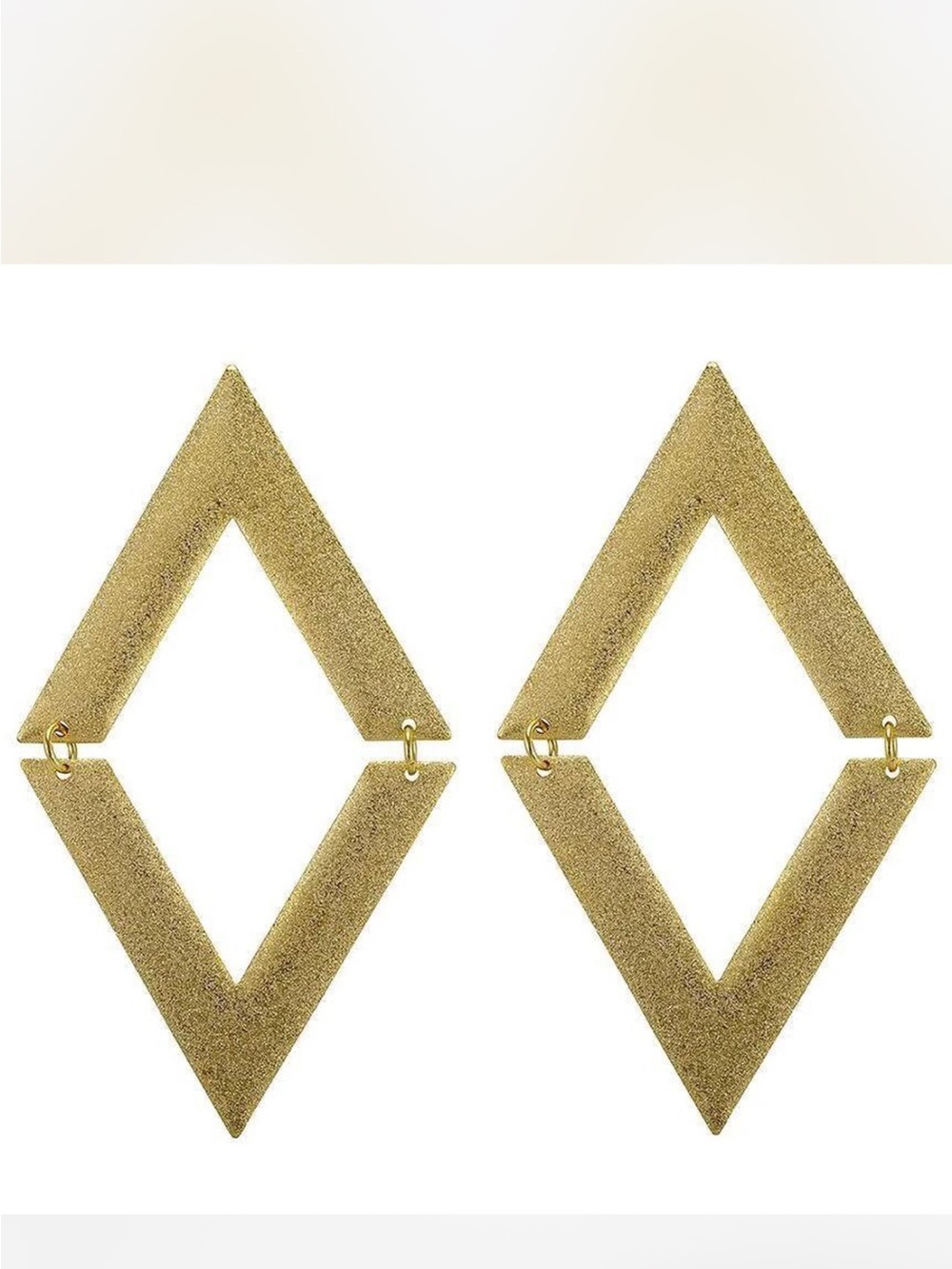 Shelia Fajl V on V Gold Earrings